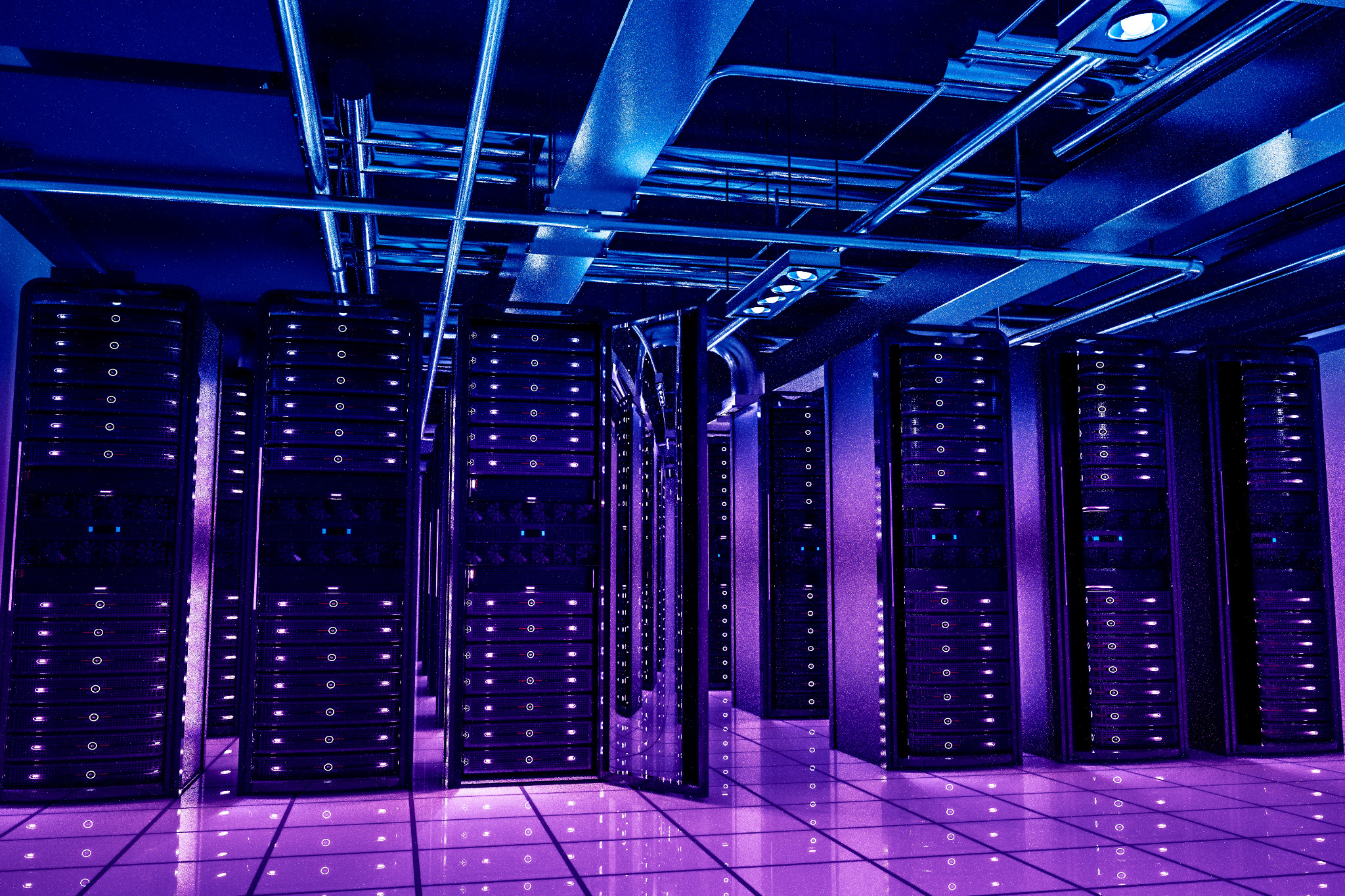 Data center server room